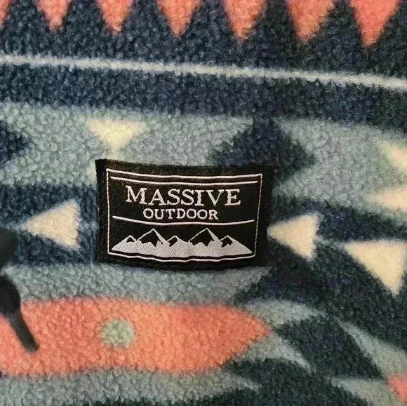 Massive Outdoor Massive Outdoor Fleece 1/4 Zip Pullover Size M - Picture 2 of 5